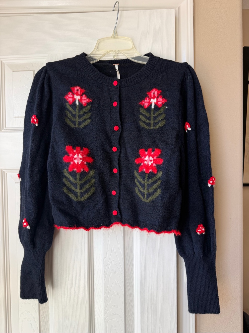 NWOT Free People Nonna Knit Cardigan - Picture 5 of 11
